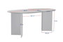 Hanah Home Mesa de Comedor Sablin - Sapphire Oak